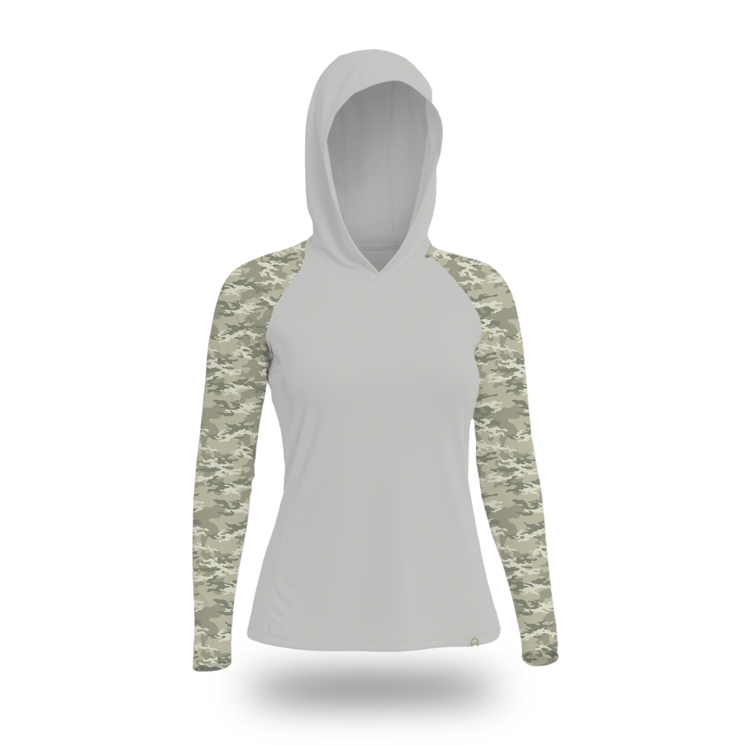 UV Hoodie - Women's - Light Green Camo