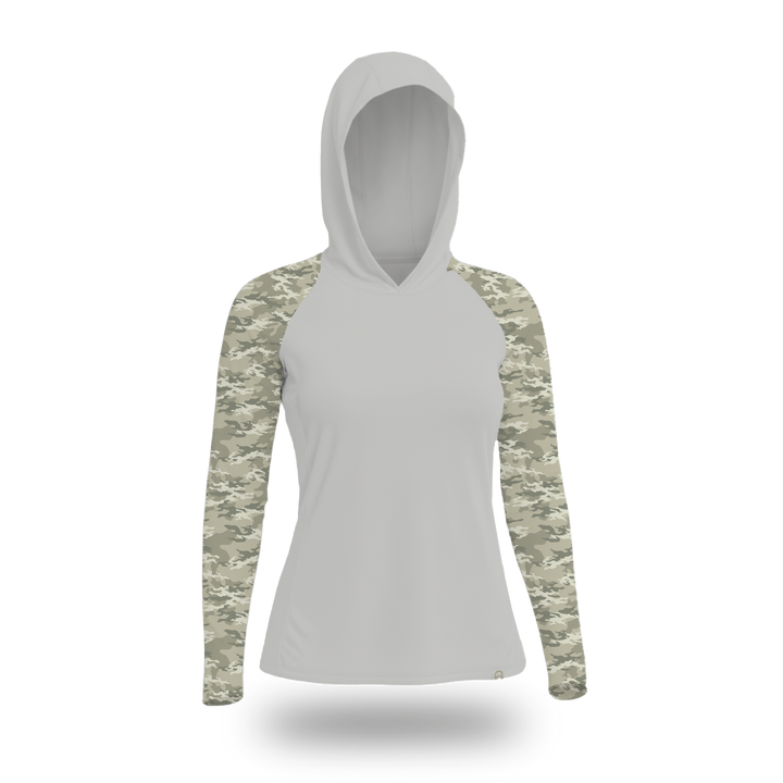 UV Hoodie - Women's - Light Green Camo