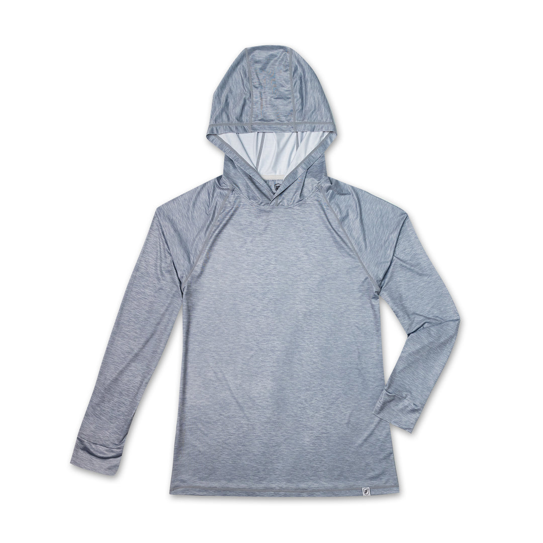 Women's UV Sun Hoodie - Heather Grey
