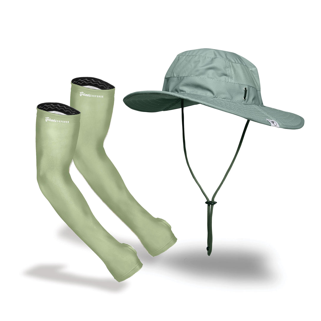 Venture Hat + Sleeves - Olive Bundle