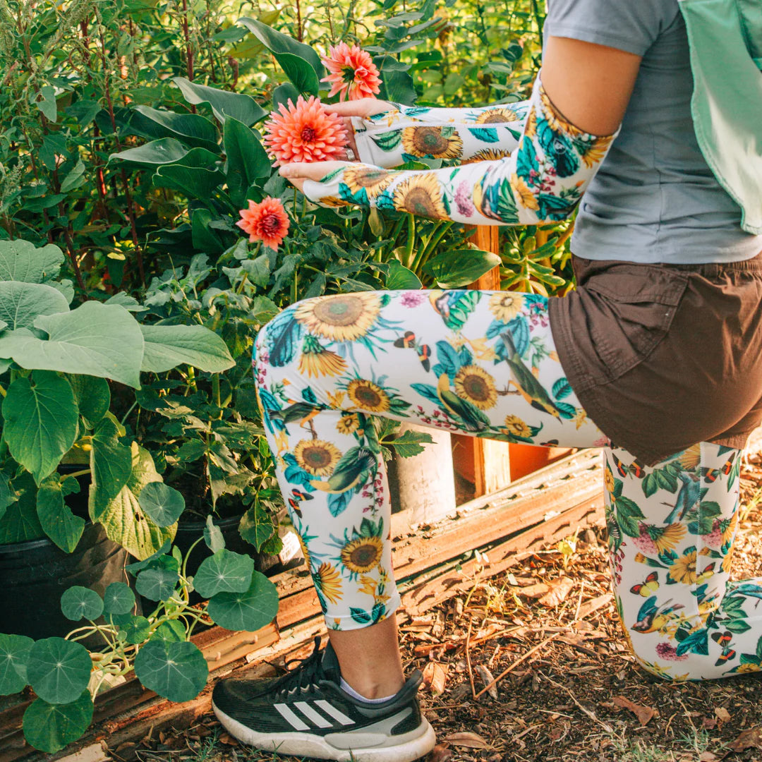 Protective Leg Sleeve - Garden Flower