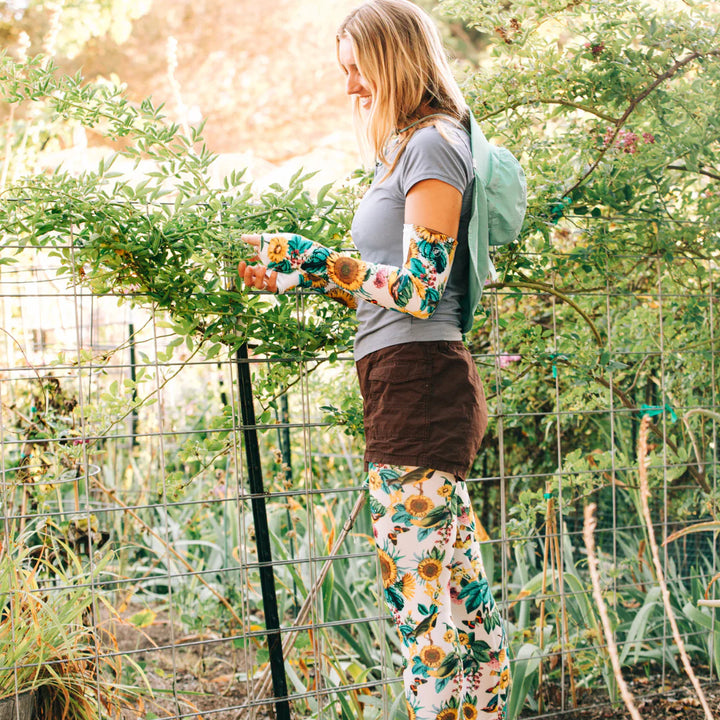 Protective Leg Sleeve - Garden Flower