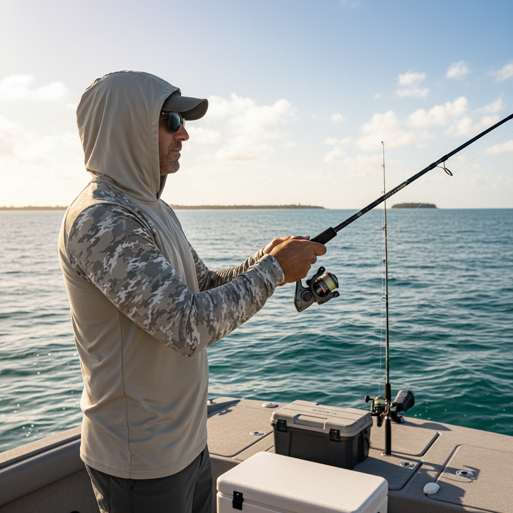 UV Hoodie - Mens's - Light Green Camo