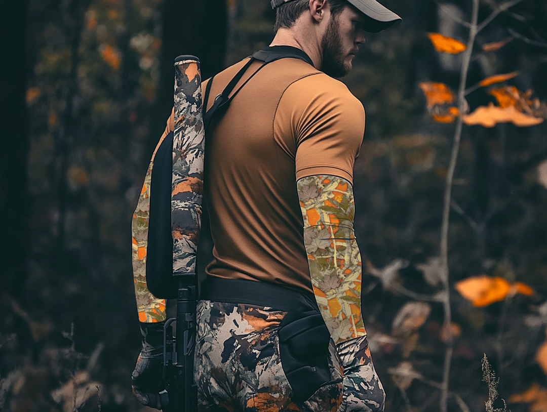 Protection Sleeves - Orange Hunter Camo