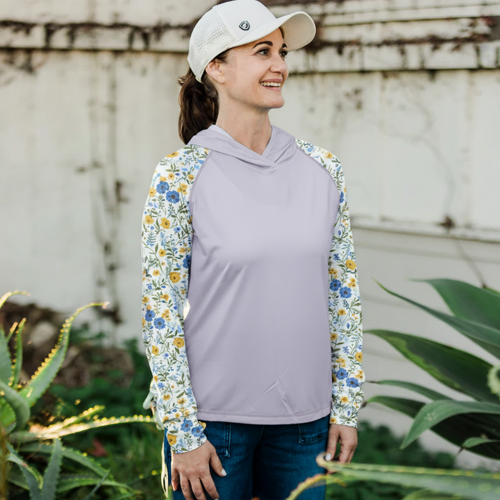 UV Hoodie - Women's - Pressed Flower's