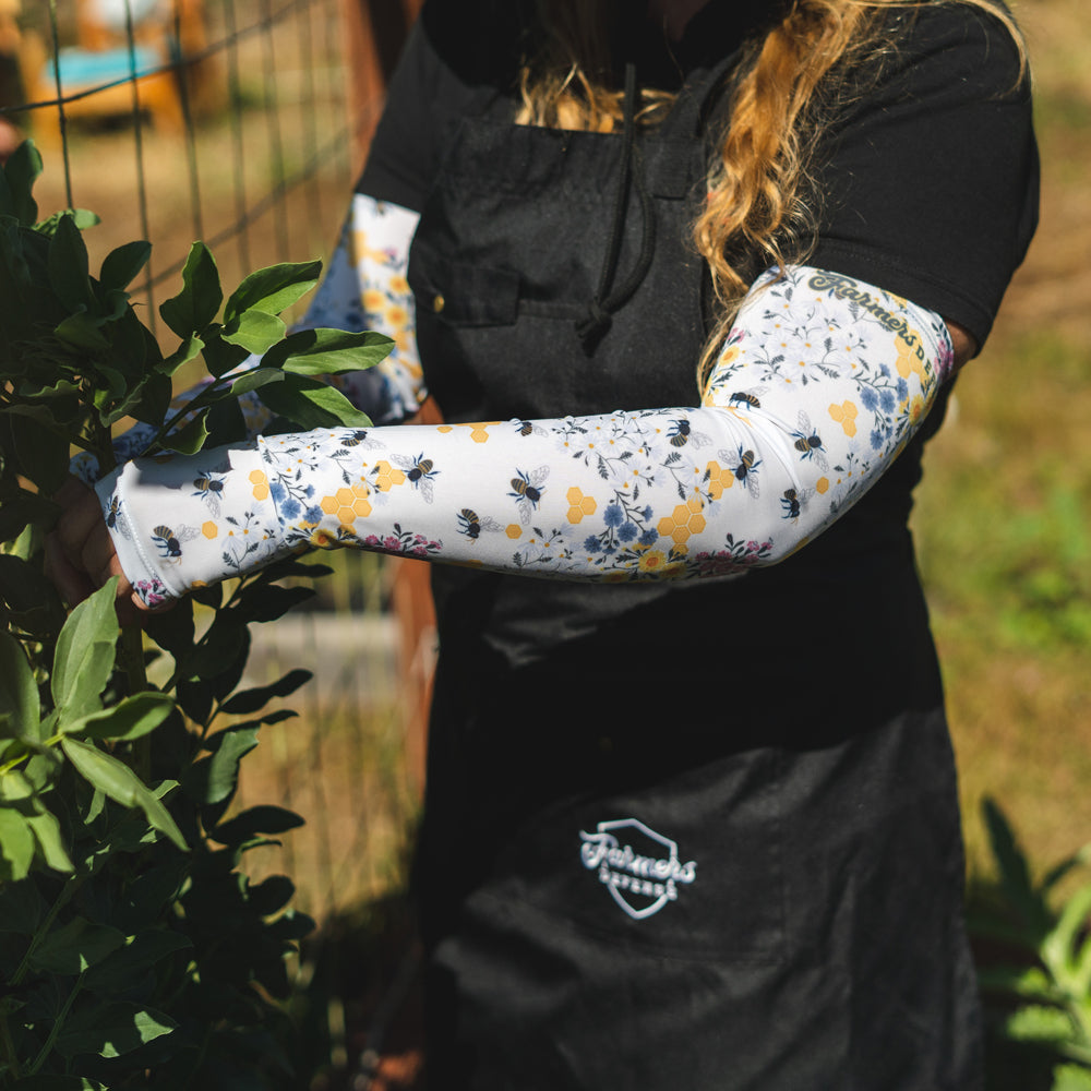 farmer's defense arm guards -- essential garden tools