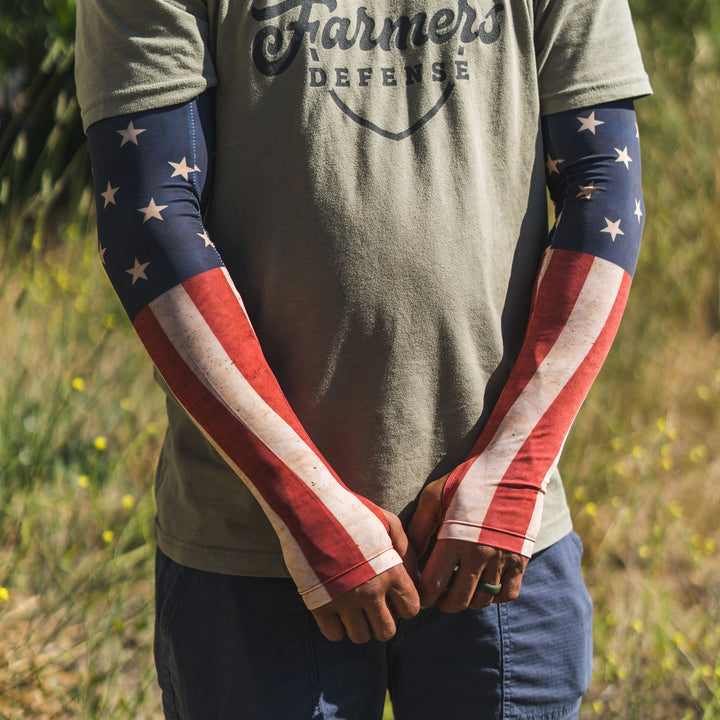 Protection Sleeves -  Rustic Flag