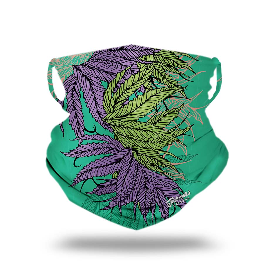 Farmers  Neck Gaiter - Art Collection Sea-Weed