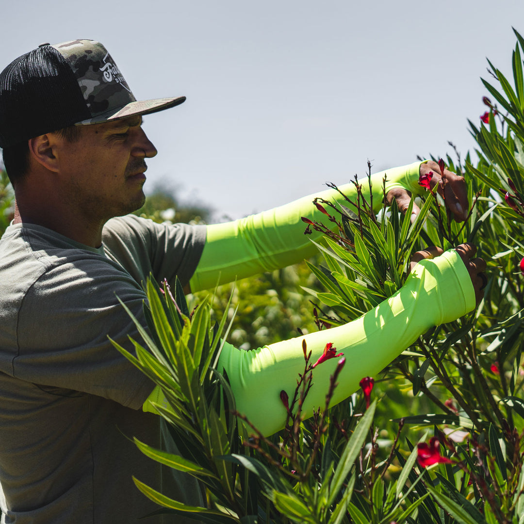 Yellow Protection Protection Sleeves - High Visibility - Yellow – Farmers Defense