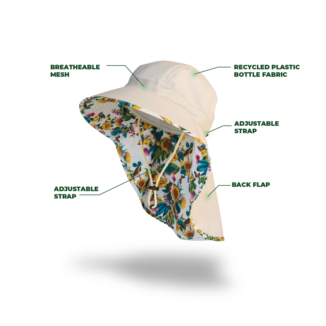 Farmers Defense Garden Flower Sun Hat